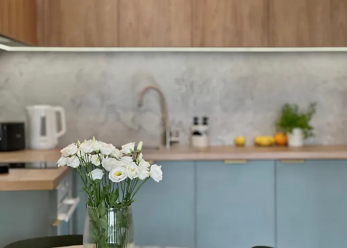 Apartment 4summer Palm Tree Perlowa Przystan Parking, 650m Do Plazy, 650 Meter Zum Kolberg