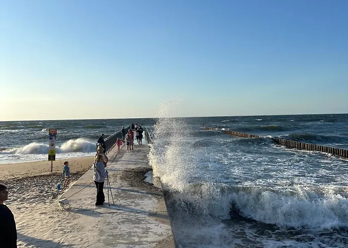 Lägenhet 4summer Palm Tree Perlowa Przystan Parking, 650m Do Plazy, 650 Meter Zum